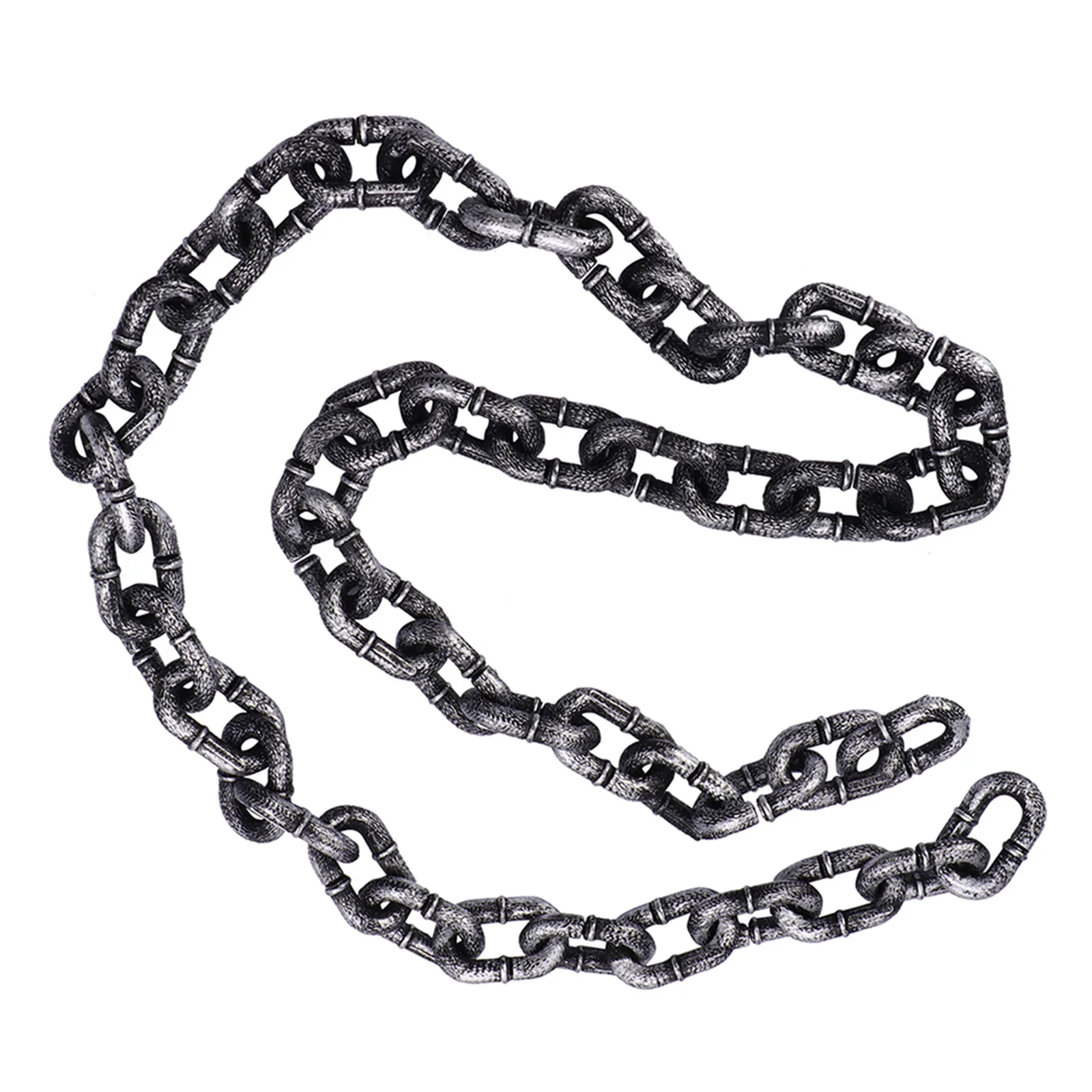 سلسلة بلاستيكية ربط ديكور 1/2 متر سلسلة حاجز سلسلة وهمية للهالوين لدعائم الحفلات #1