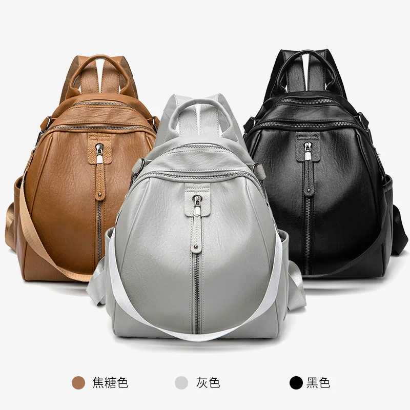 Vintage Backpacks Women Fashion Bags Genuine Leather Small Backpack Aesthetic Lady Travel Bag Casual Backbag Cute Design Luxury