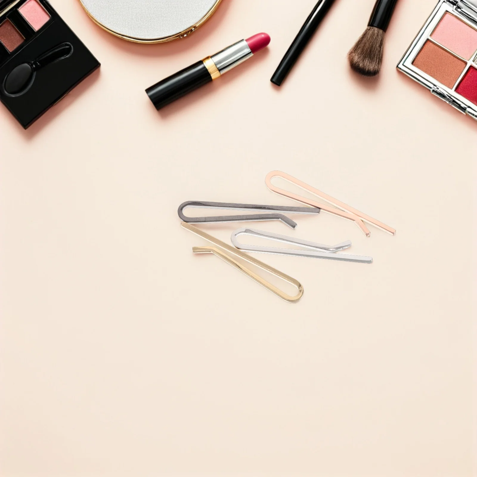 4pcs Tie Clip For Men Solid Brass Necktie Clip Bar Set In Gold Silver Gunmetal Black Rose Gold Wedding Business Formal