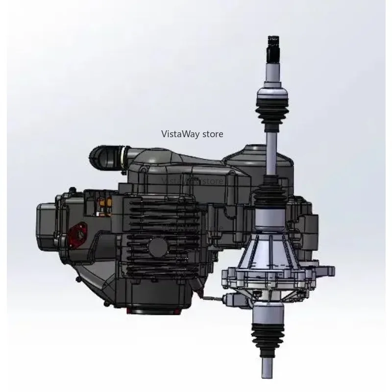 Motore Gy6 da 250 cc 300 cc con differenziale