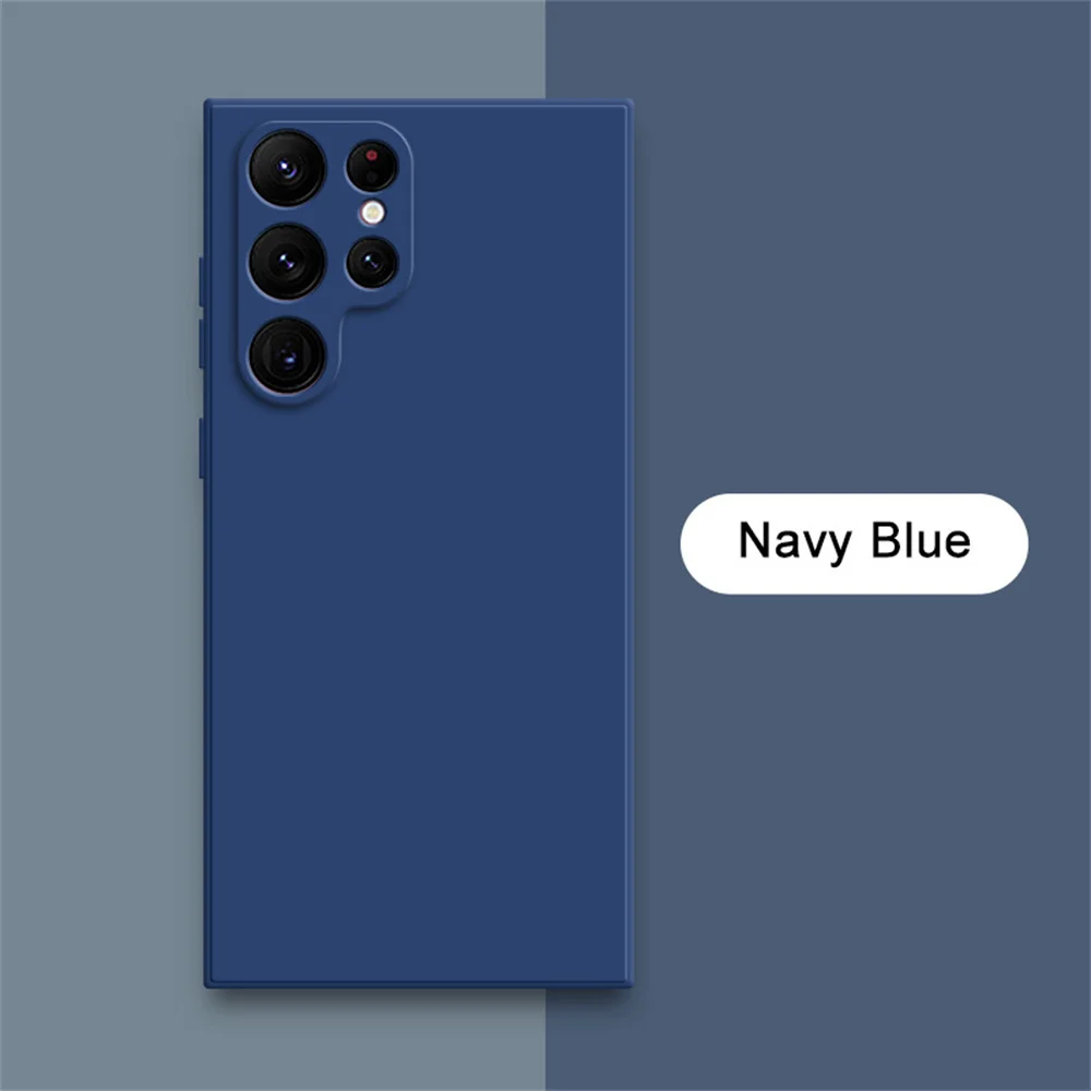 Quadratische flüssige matte Hülle für Samsung Galaxy S22 S23 S24 fe S25 Plus S22 Ultra Kameraschutz Anti-Drop-Rückseite – Detail 6