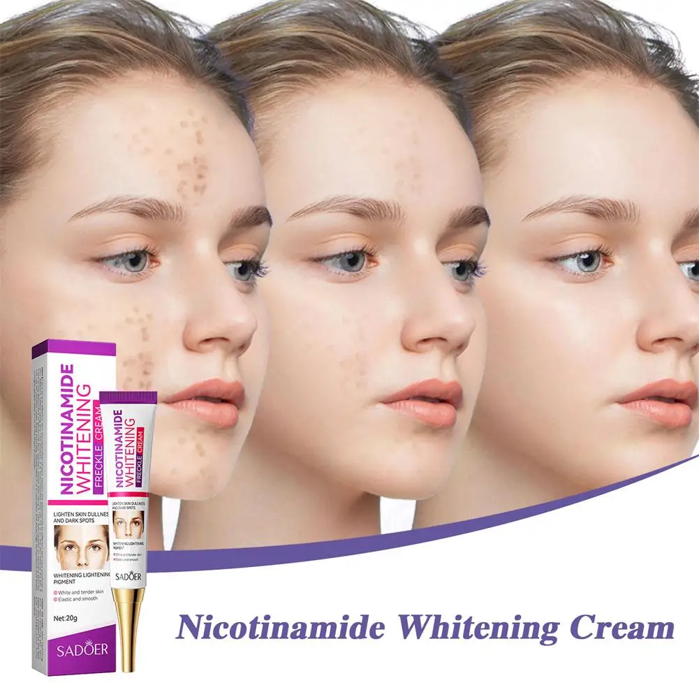 3 Stuks 20G Nicotinamide Whitening Sproeten Crème Verwijderen Melasma Donkere Vlek Acne Vlekken Verhelderende Huidskleur Gezicht Huidverzorging