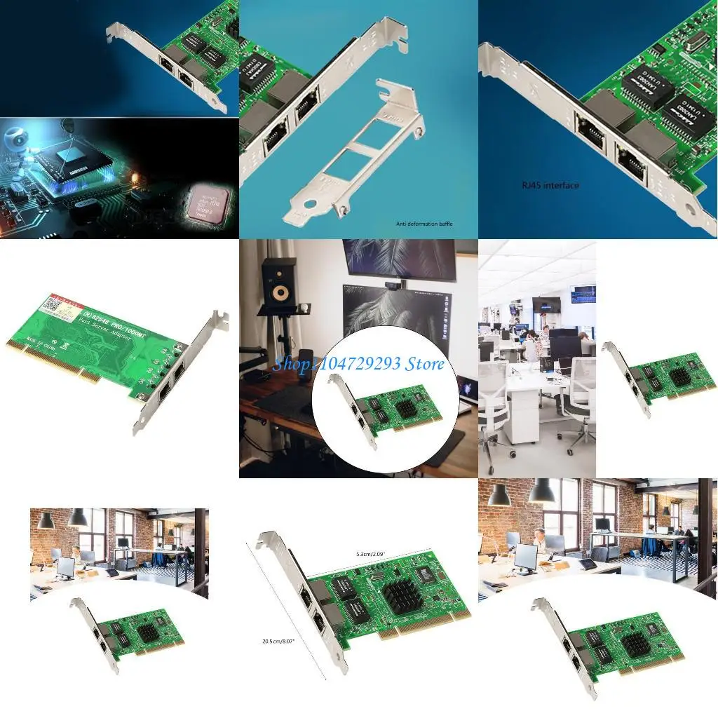 

Y2GD 82546 Double Port Networks Card Improve Networks Performances 10/100/1000Mbps