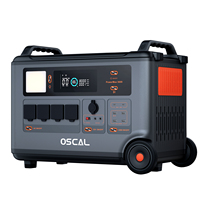Oscal Powermax 3600W Portable Power Station 3600Wh LiFePO4 Battery 14 Outlets Morse Code Signal APP Control Home Battery Backup