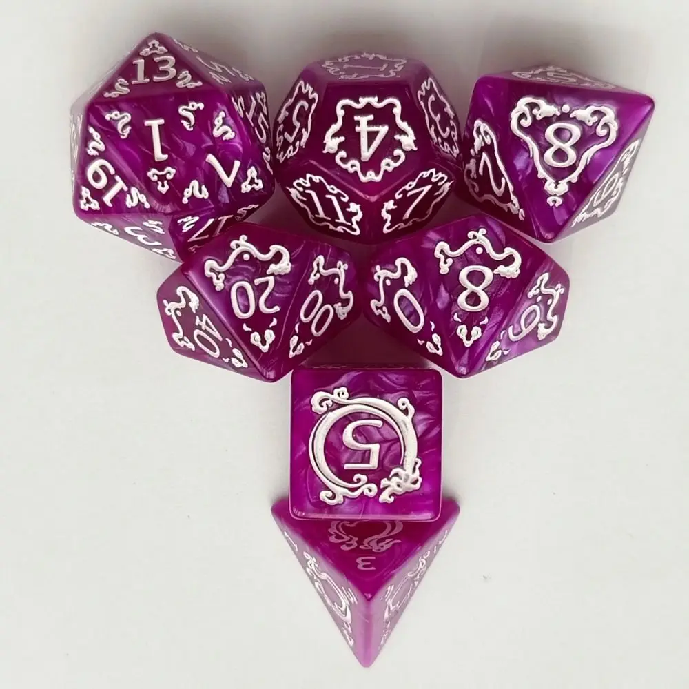 Juego dados acrílicos DND diseño dragón para pesca - imagen 2