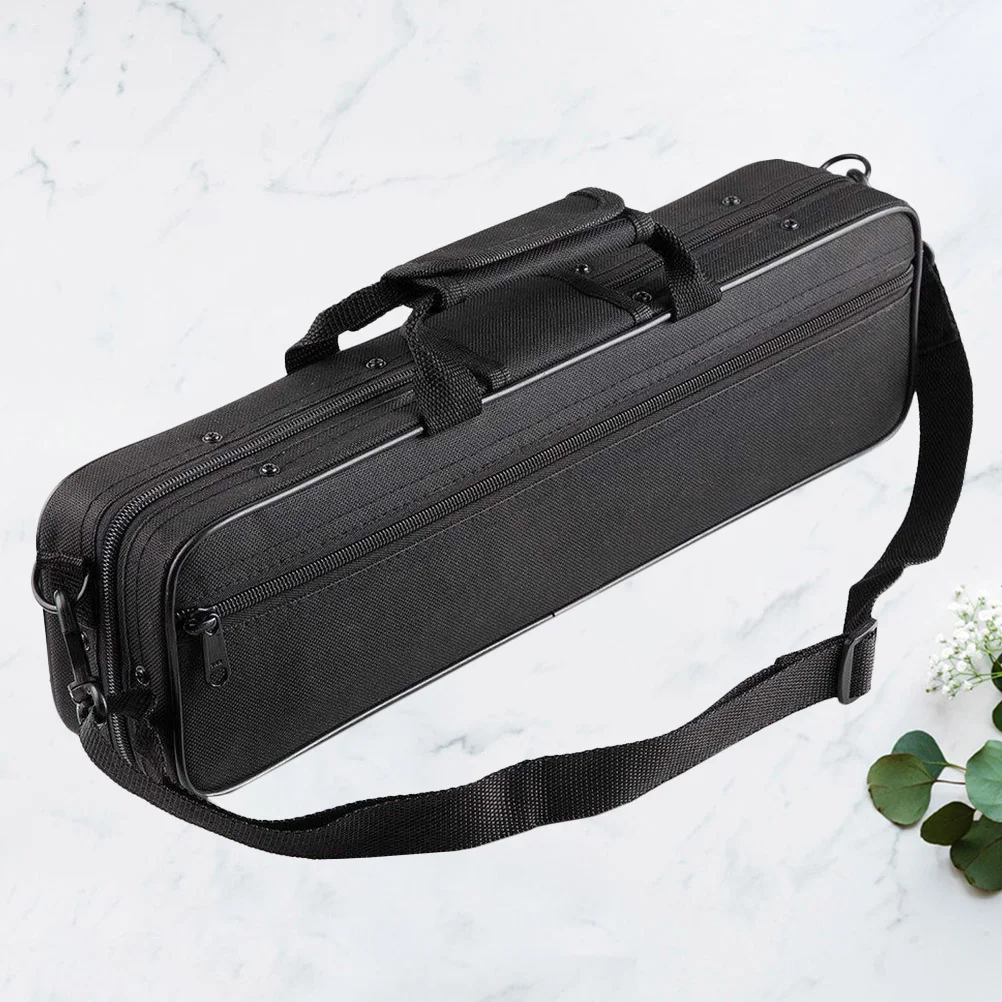 

1Pcs Portable Flute Carry Bag Coffee Color Durable Synthetic Material Padded Shoulder Strap Ergonomic Design Best Gift for Wife
