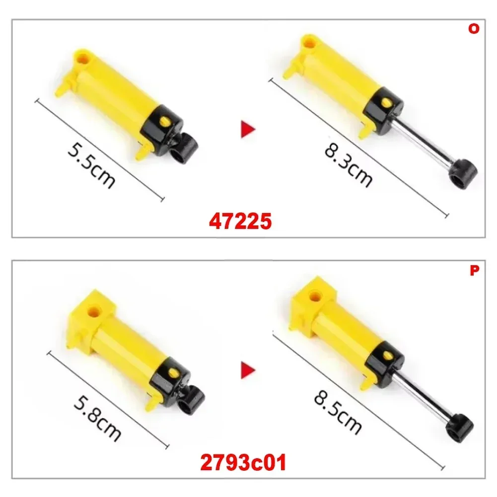 Moc kits pneumáticos peças técnicas cilindros bomba de ar empurrar haste interruptor pistão tubo de ar blocos de construção de ar 47225 19478 4697 8800
