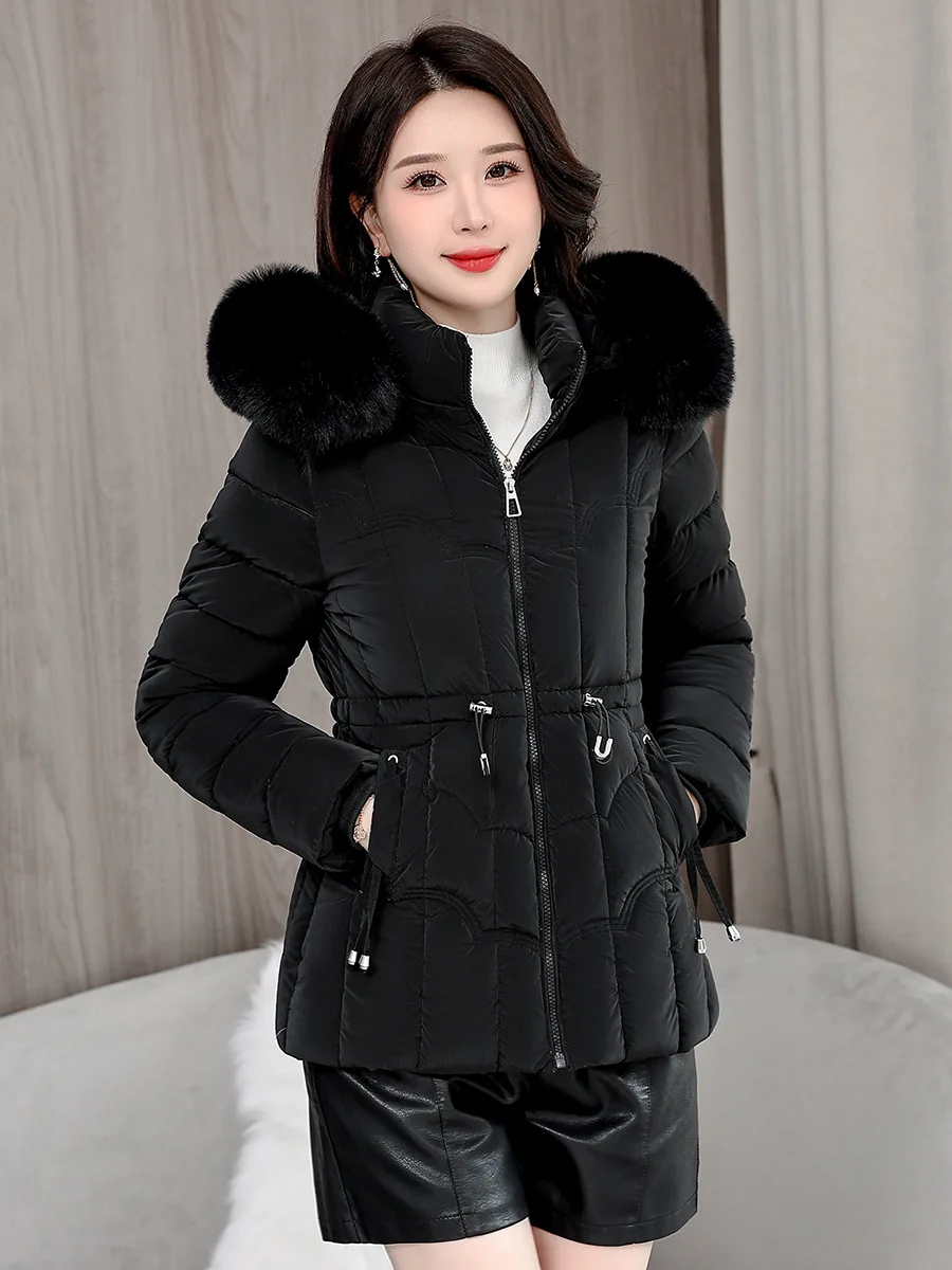 超軽量ジャケット おしゃれな高級保温オーバーコート 厚手フリースパッド入り パファージャケット スリムフィット フード付きアウターウェア