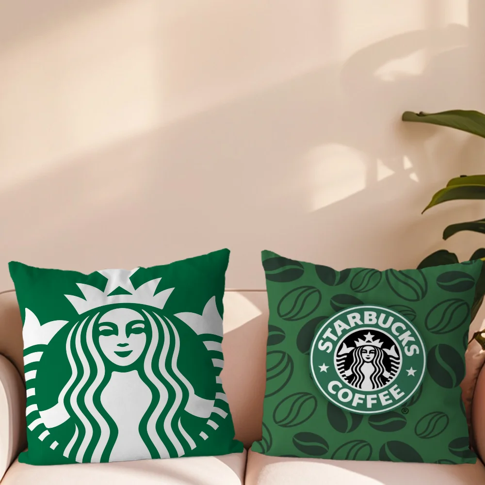 Fashion S-Starbucks Living Room Sofa Super Soft Suitable For Home Bedroom Room Decoration Pillowcase