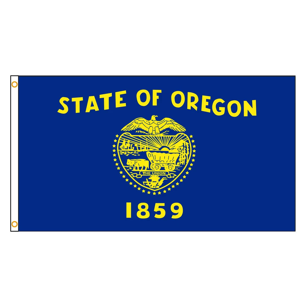 johnin 90x150cm us usa state 1859 oregon flag