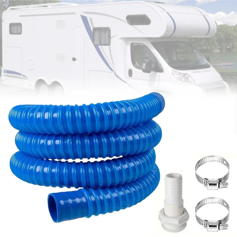 

1 комплект комплекта для установки шланга трюмного насоса диаметром 1-1/8 дюйма, выпускной насос с хомутами для шлангов и разъемом для яхт-лодок RV