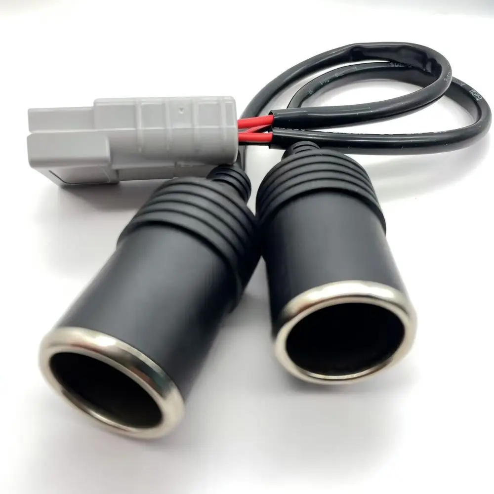 For GVOV 50A Anderson Plug To Car Lighter Female Socket Extension Wire RV Electrical Connection Power Adapter Tool