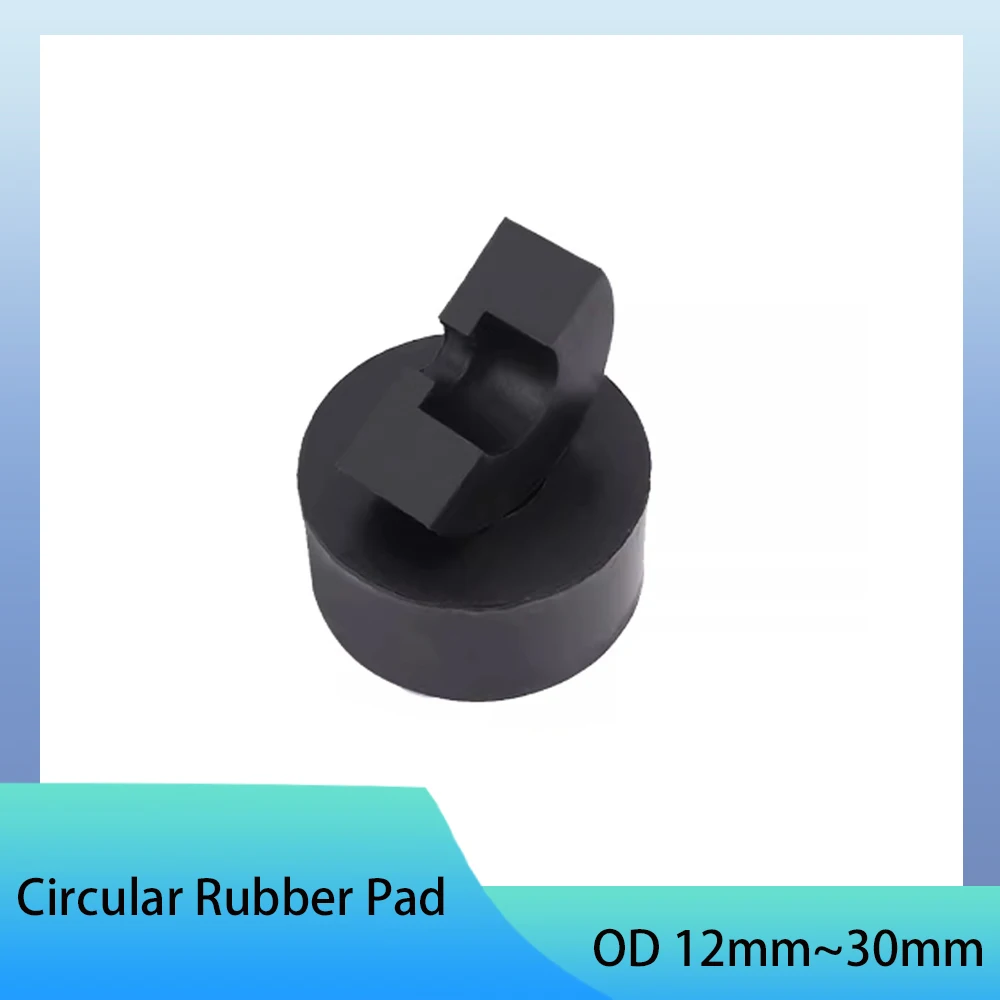 2~20Pcs Rubber Shock-Absorbing Pad OD 11~30mm Fan Coil Shock-Absorbing Gasket Mechanical Equipment Sound-Absorbing Rubber Gasket