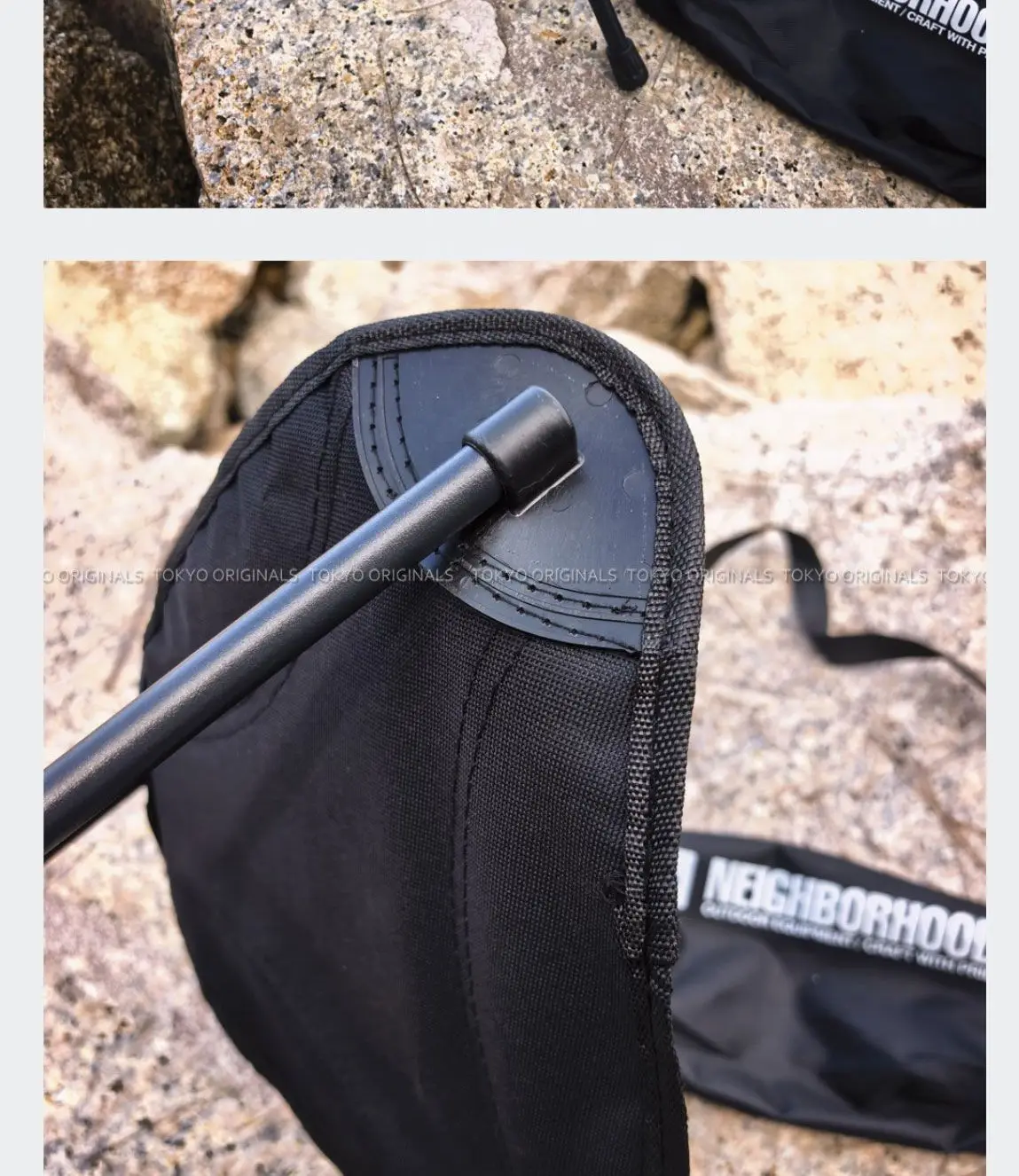 NEIGHBORHOOD Outdoor-Campinghocker, Kompakt, Tragbar, Faltbar, 360° ° Drehbarer Mazza-Stuhl für Reisen und Freizeit – Detail 4