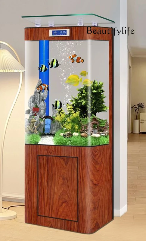 

Bottom filter fish tank new living room small household integrated molding smart aquarium ecological vertical