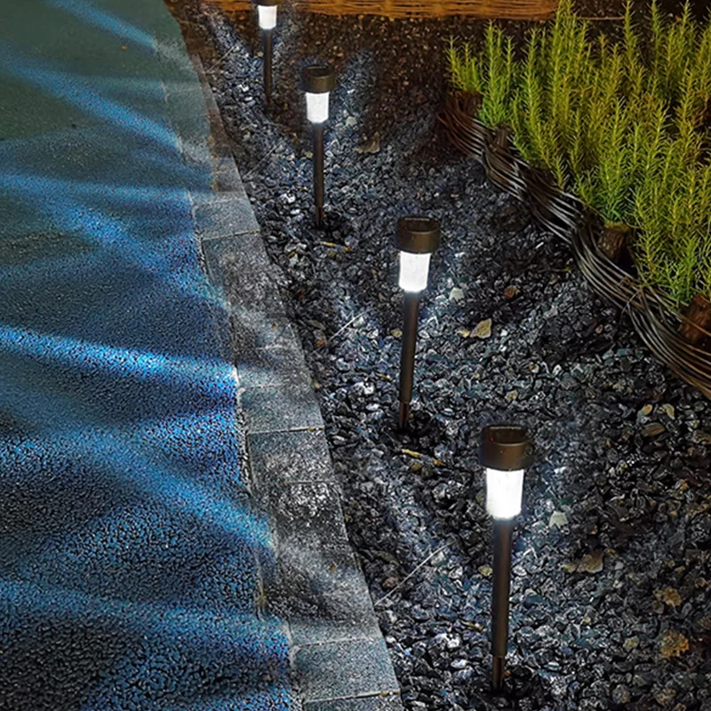 

Fine Solar Outdoor Lights New Garden Lamps Powered Landscape Path Yard Backyard Lawn Patio Decorative LED Lighting Waterproof