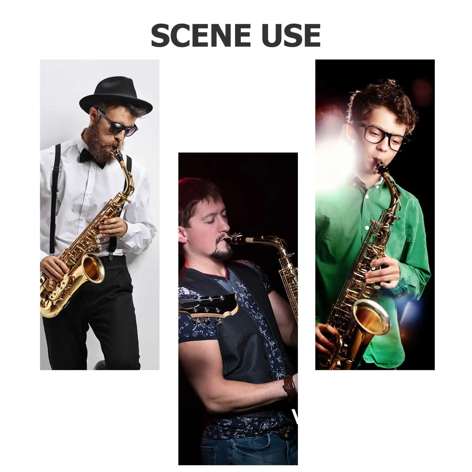 

4Pcs Silicone Sax Thumb Rest Finger Protector Set Palm Key Pads for Alto Tenor Soprano Saxophone Accessories Sax