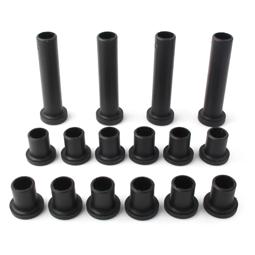 Front Lower Control A-Arm Bushing Kits Tools 16Pcs/Set For Polaris Sportsman 335 400 400L 450 500 570 800 1999-2018