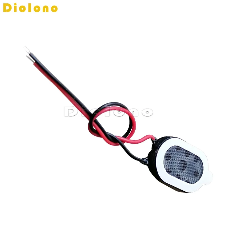 Acoustic Speaker 1510 1015 Oval Tablet Phone MP3 Portable Loudspeaker 1W 8 Ohms Height 3.5MM Wires DIY Thin and small speaker