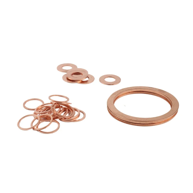 H 1.0mm Thickness x Inside diameter 2 3 4 5 6 7 8 9 10 11 12 13 14 15 16 17 18 19 20 -60 mm Pure Copper Flat Washer Boat Car
