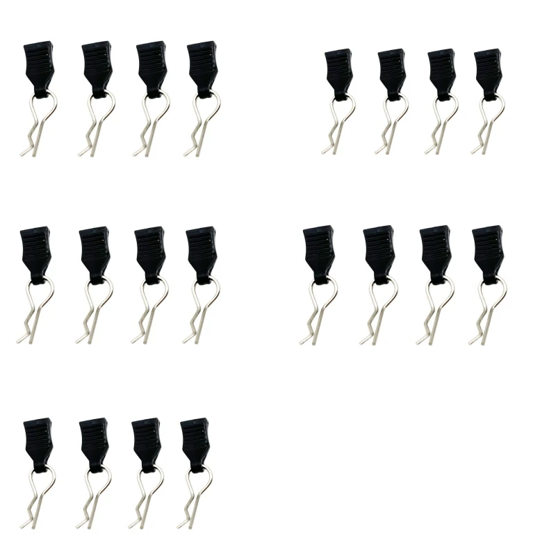 RC Car Clips Body Shell Clips for RC Car 1/12 1/14 1/16 1/18 Metal R Buckles Car Truck Buggy Shell Pins RC Cars Parts