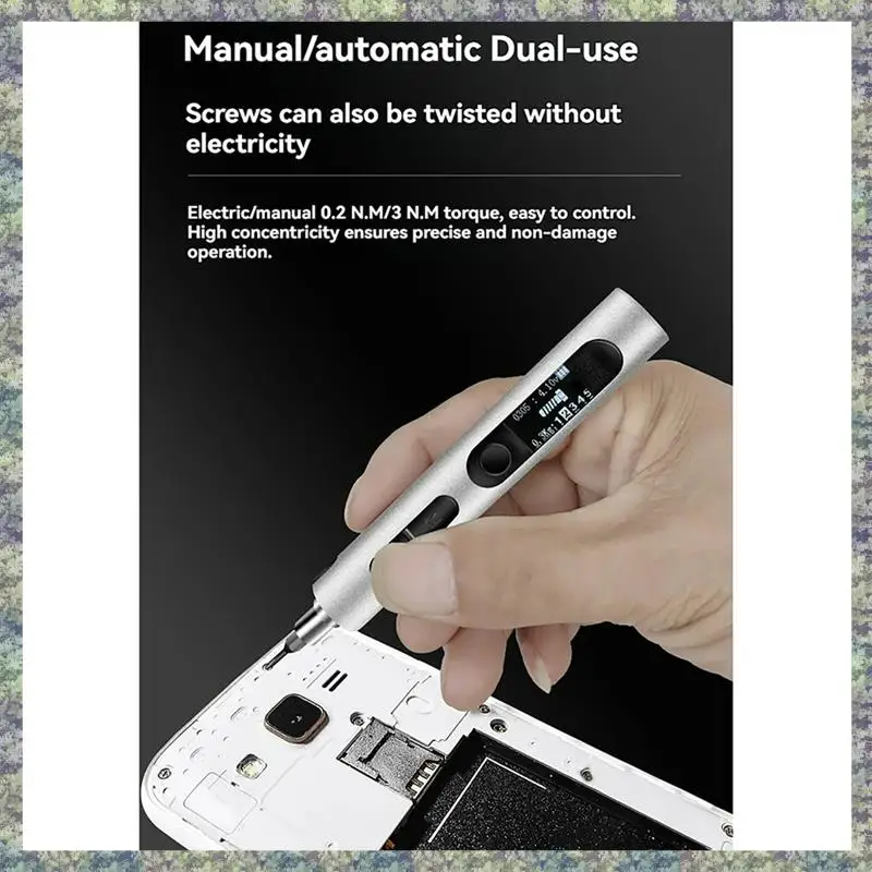 WON Mini Kit de destornillador eléctrico profesional 32 en 1, destornillador de reparación de equipos de precisión, herramientas de reparación de Monitor Ultra-HD