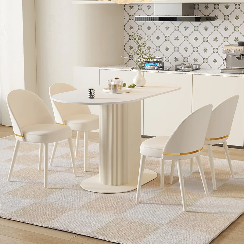 كراسي غرفة المعيشة طاولة طعام الشمال الحد الأدنى داخلي طاولة طعام حديثة شرفة تصميم Muebles Para El Hogar الأثاث