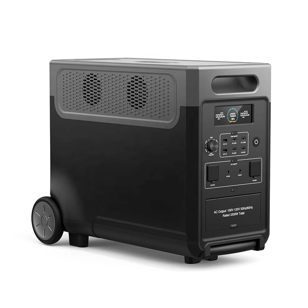 Hot Selling 5000Wh Lifepo4 Portable Power Station Solar Panel 2000W MPPT Controller EU US Plug Special Including Flashlight