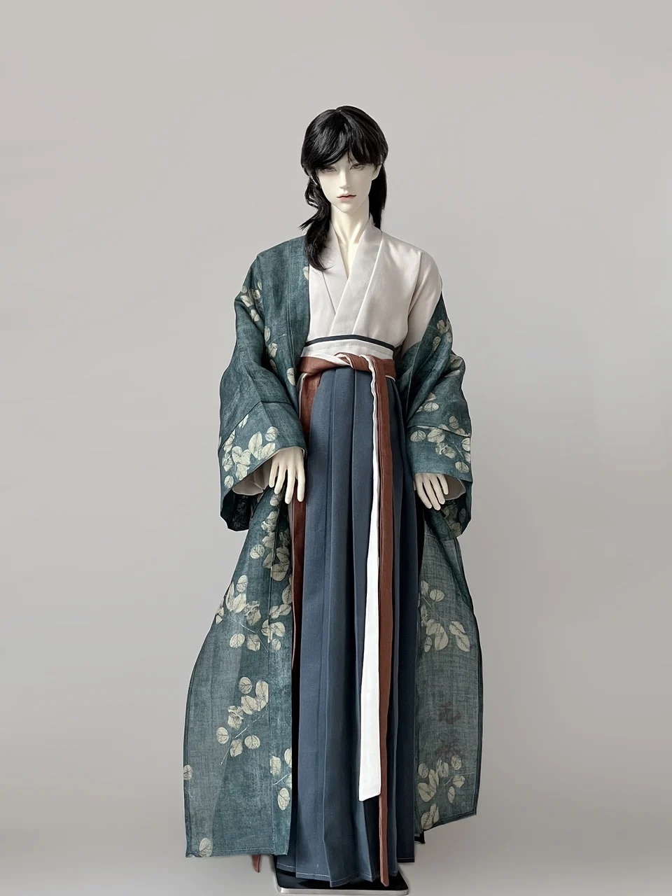 1/3 Ancient Costume BJD Clothes Chinese Hanfu Robe Samurai Outfit For BJD/SD SD13 POPO68 SSDF ID75 Uncle Doll Accessories C2079