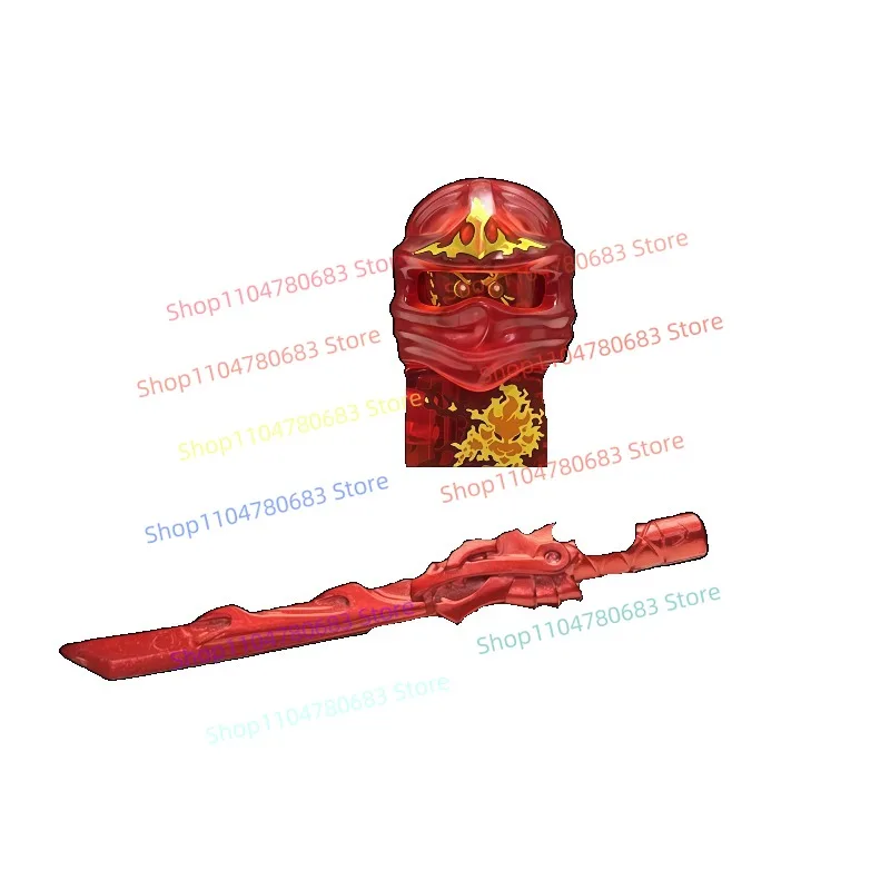 MOC Building Blocks Potential Warrior Mini Figure Assembly Model Ornament Anime TV Character Toy Decoration Gift and Collection