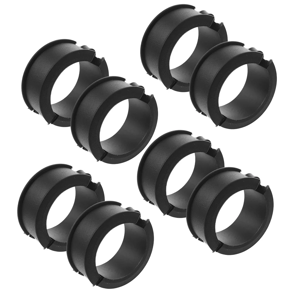 8Pcs Bike Handlebar Gasket Small Durable Nonskid Silicone Washers for Stable Fixation Handlebar Extender Gasket