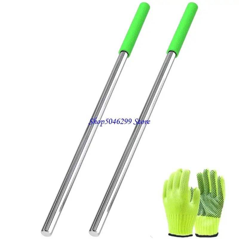 

Commercial Twist Spring Twist Set 45# Steel Building 17.2 Foot Rod With Against Slip Textured Handle