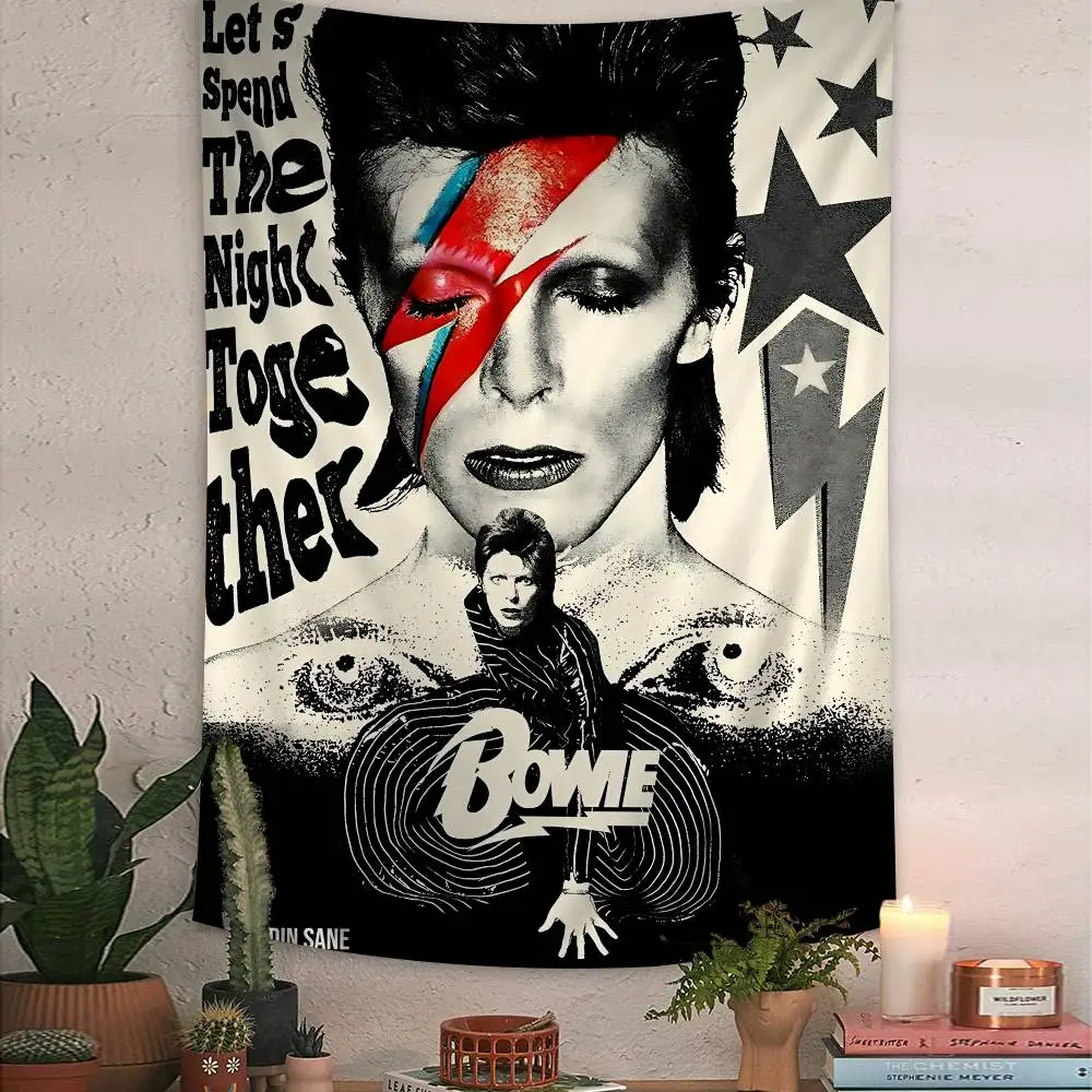 British D-David B-Bowie rock singer Hanging Bohemian Tapestry Bohemian Wall Tapestries Mandala Cheap Hippie Wall Hanging