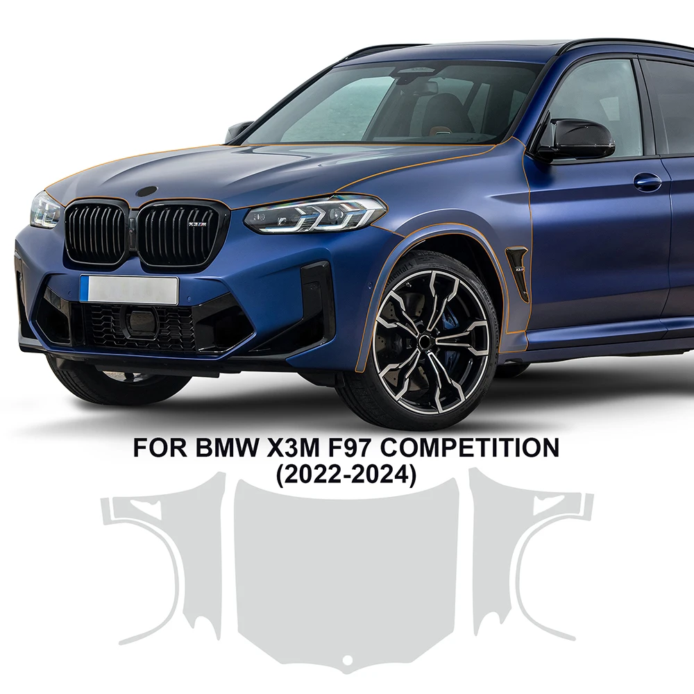 

Car Body Exterior Film for BMW X3M F97 COMPETITION 2022 2023 2024 Pre Cut ppf Paint Protection Tpu Transparent Stickers