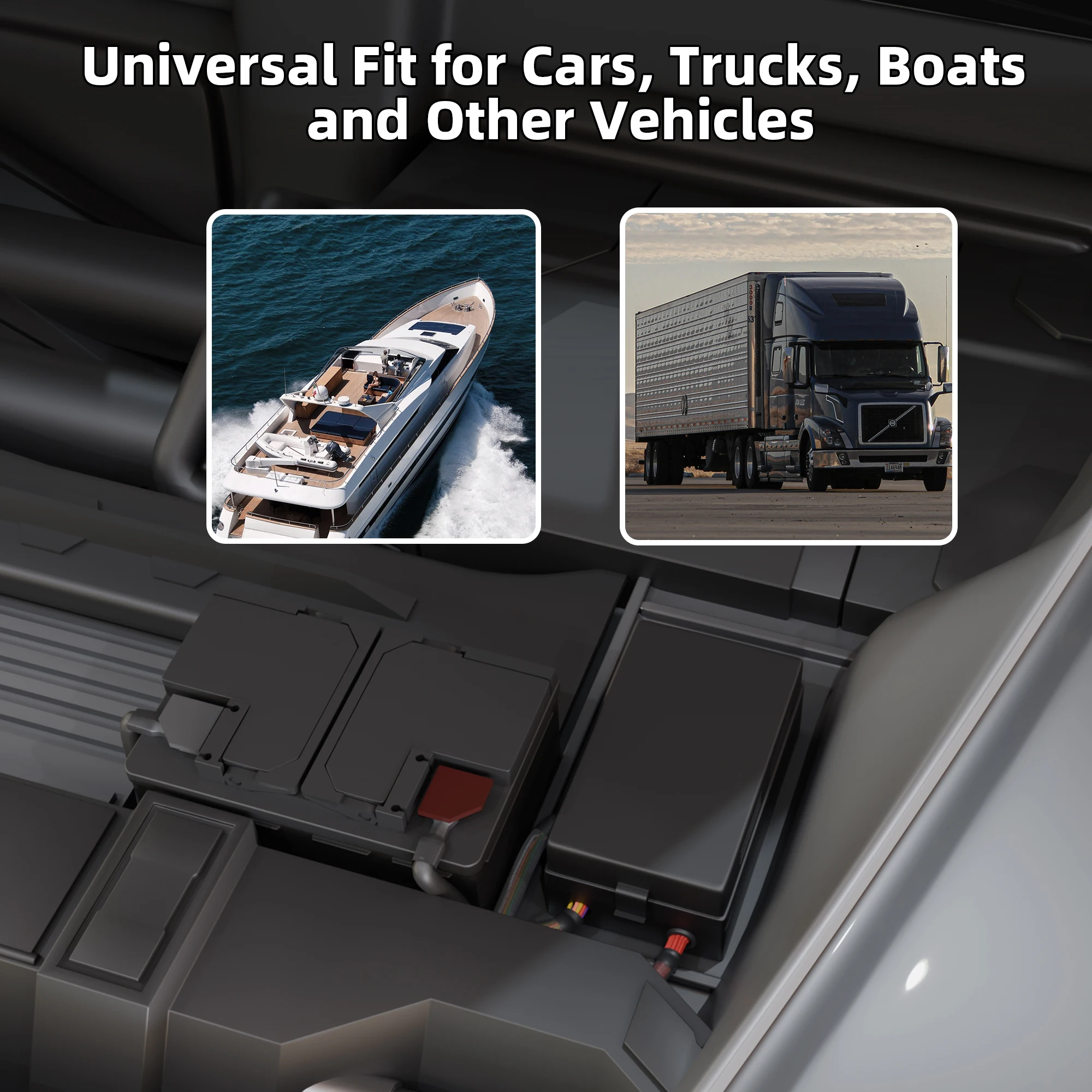 صندوق التتابع 12 فولت 10 طرق كتلة التتابع و 10 طرق ATC/ATO لوحة الصمامات قبل السلكية الغبار فيوز صندوق التتابع للسيارات