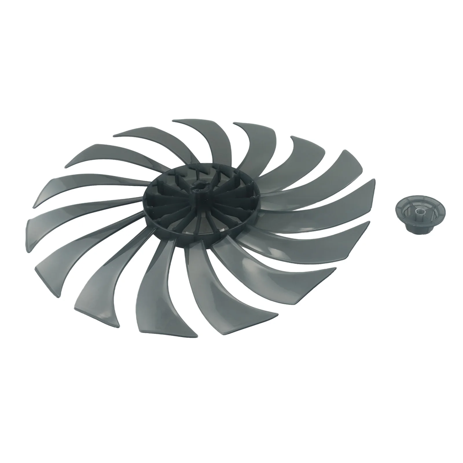 PP-Based Fan For blades for 14-inch 355mm Fans Featuring 15-Blade Airflow Technology and Nut Cover for Mounting Integrity