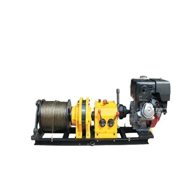 Andes 5 ton gasoline engine powered wire rope capstan winch