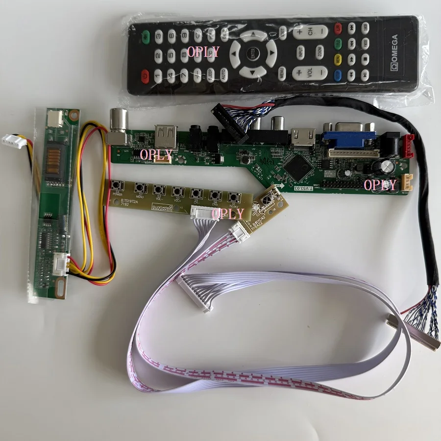 Controller Driver Board Kit 1280*800 LCD Matrix 1CCFL TV Analog for LP154W01-TL LP154W01-A1/A3/A5 LVDS 30Pin IR USB AV HDMI VGA