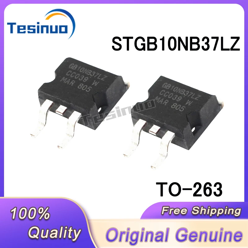 5/PCS New Original STGB10NB37LZ STGB10NB37L GB10NB37LZ TO-263 driver In Stock