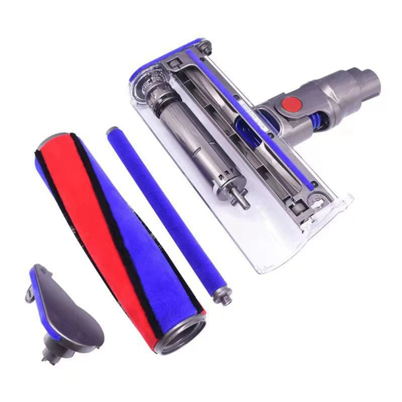 Motorized Floor Brush Head Tool For Dyson V7 V8 V10 V11 Vacuum Cleaner Soft Velvet Roller Brush Suction Head Replacement