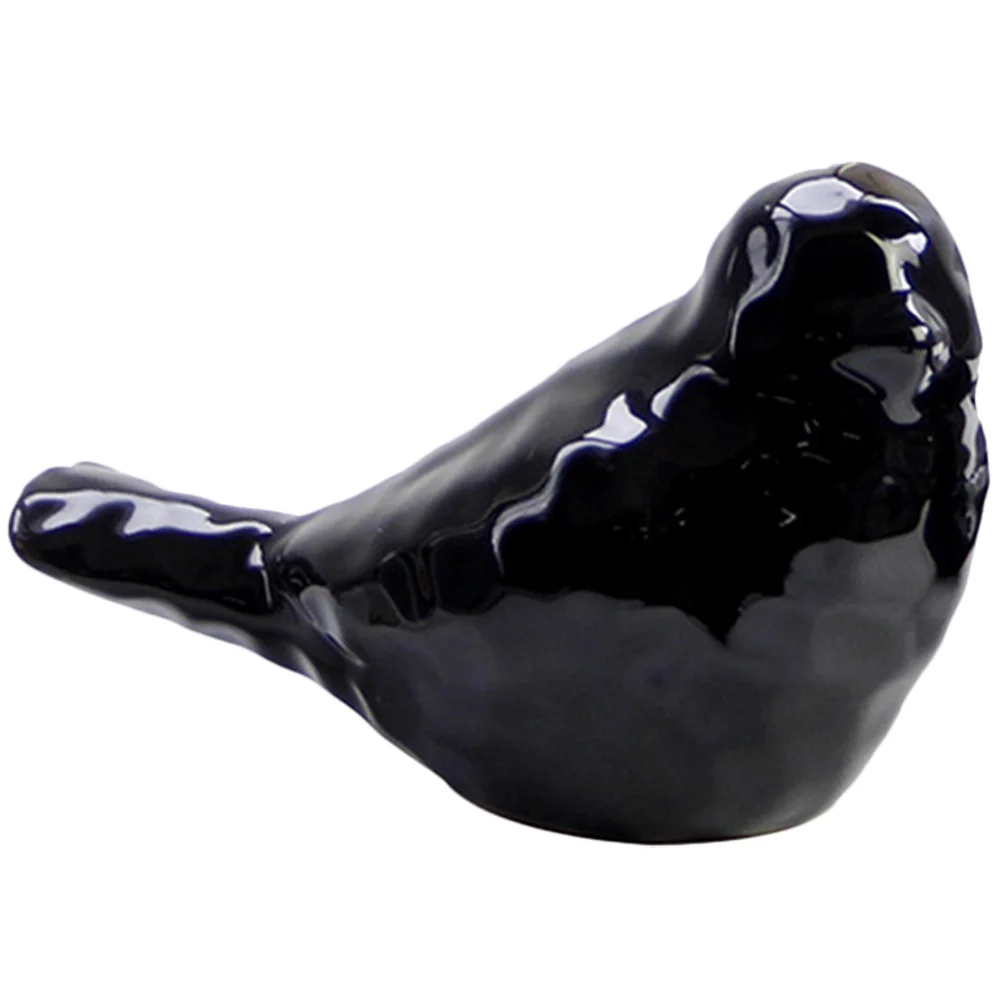 

Small Ceramic Bird Statue Desktop Decoration Creative Bird Ornament Home Office Table Ornament Tabletop Decor Photography Prop