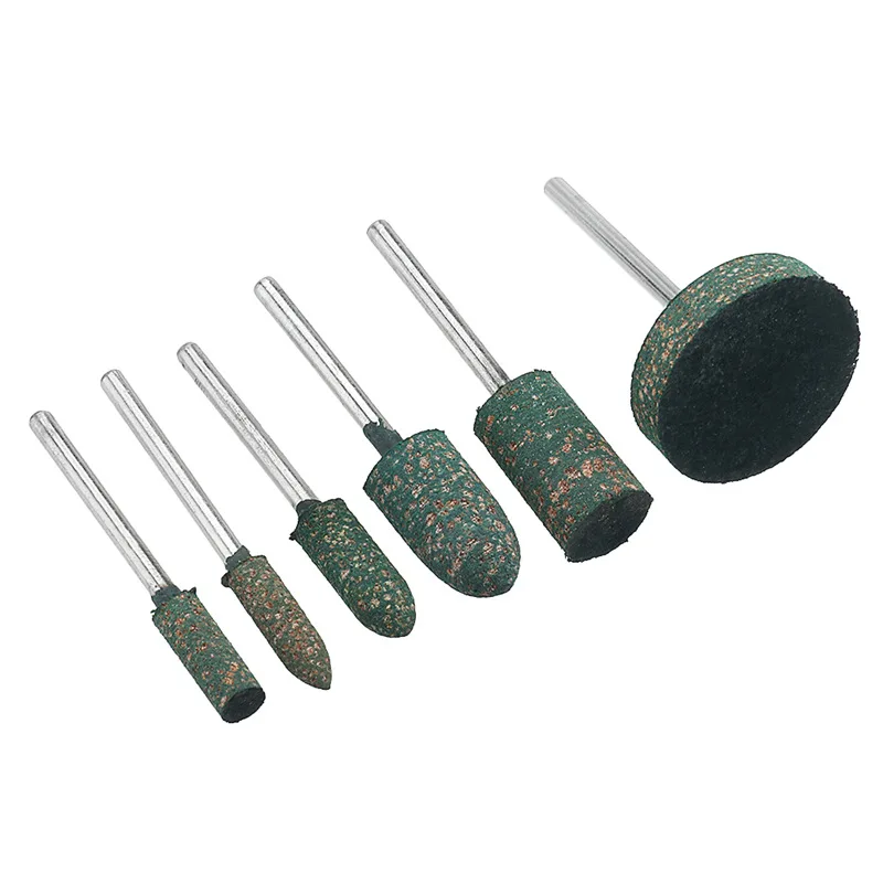 Rubber Polishing Bit 3mm Shank Metal Grinding Head Accessory For Dremel Rotary Tool Mold Finishing Abrasive Buffing Tip - view 3