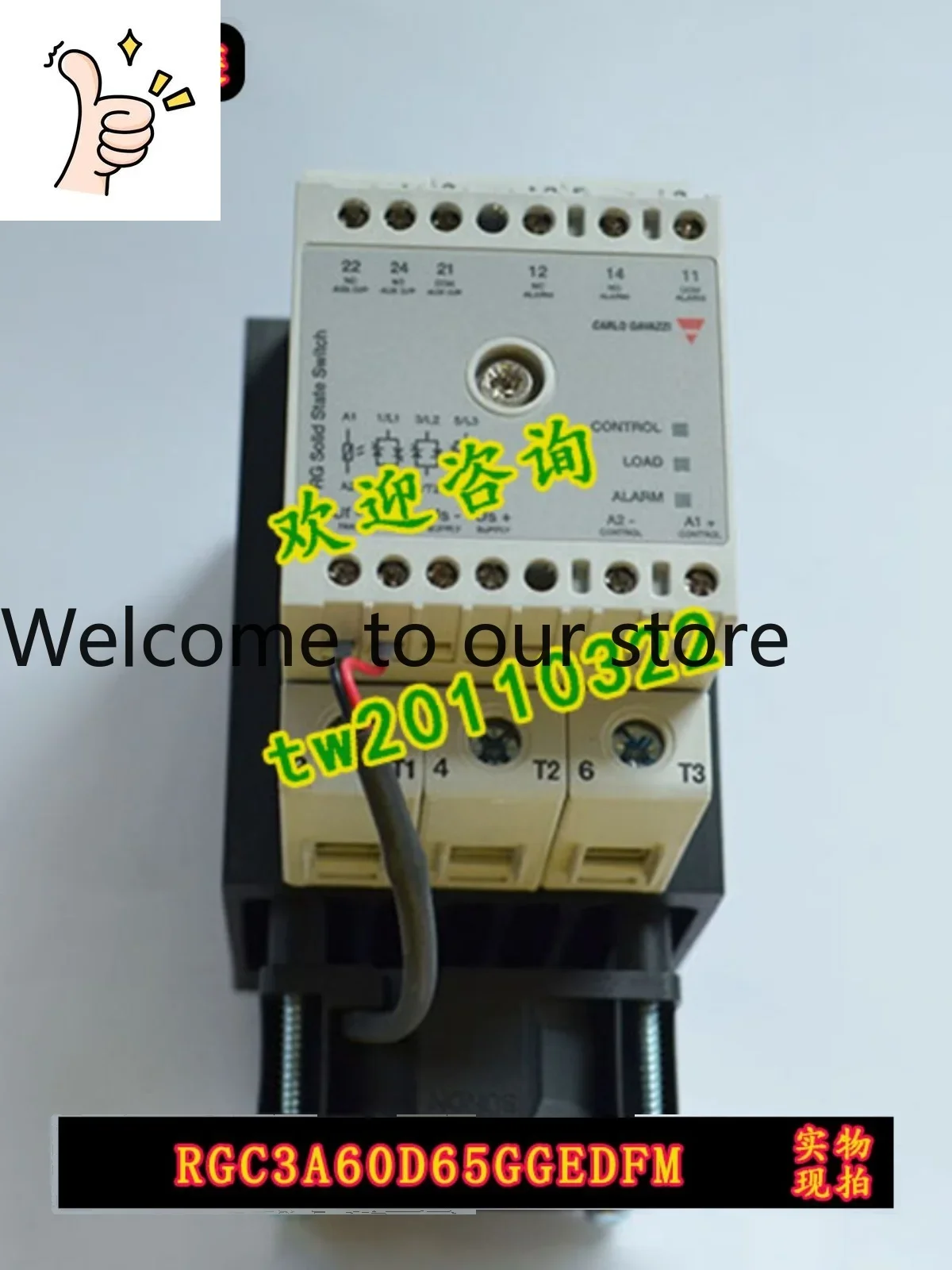 【 First Level Agent 】 RGC3A60D65GGEDFM Jiale Carlo Gavazzi Solid-state Relay