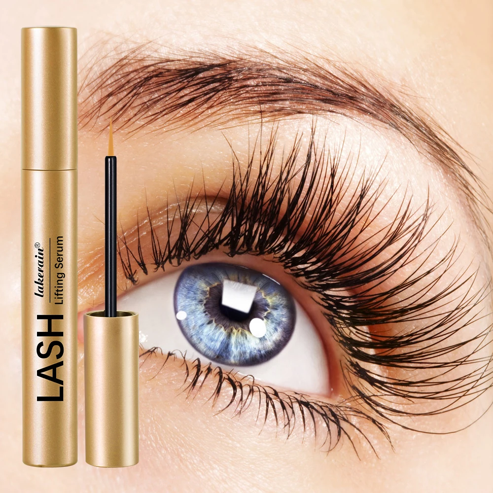 Lakerain Lengthening Eyelash Serum Natural Curl Nong Dense Eyelashes Nutrient Solution Natural Curling Lash Lifting Care Product