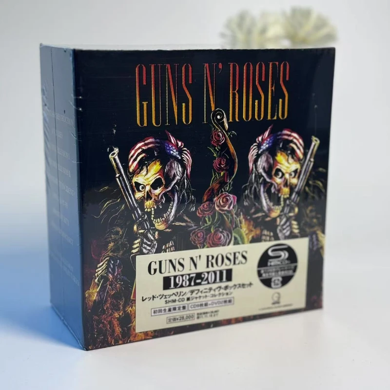 America Rock Heavy Metal Band 1987-2011 9CD+2DVD Music CD Collection Gift Box  Collection Gift Box