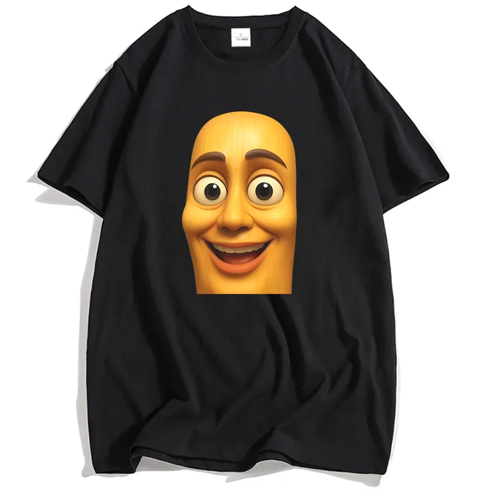 

2025 Summer Men's Tung Tung pattern Printed T-shirt, Italian Brainrot Meme Harajuku 100% cotton short-sleeved top