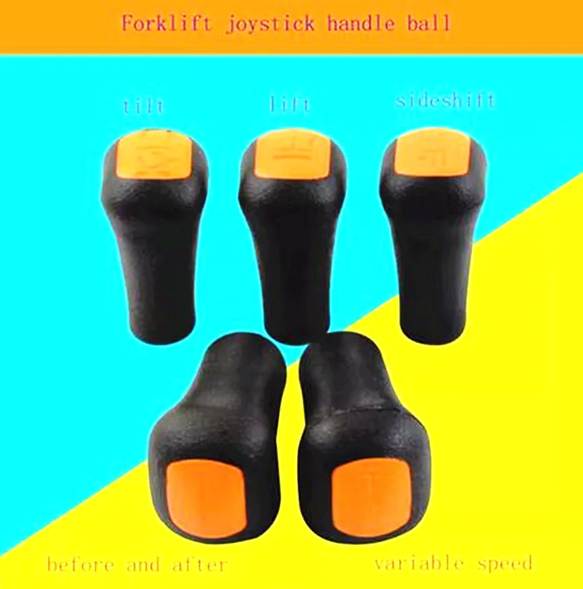 5PC/Set Forklift Tilt Joystick Handball Lift Handle Head Shift Ball HandleSilk Tooth M10*1.5