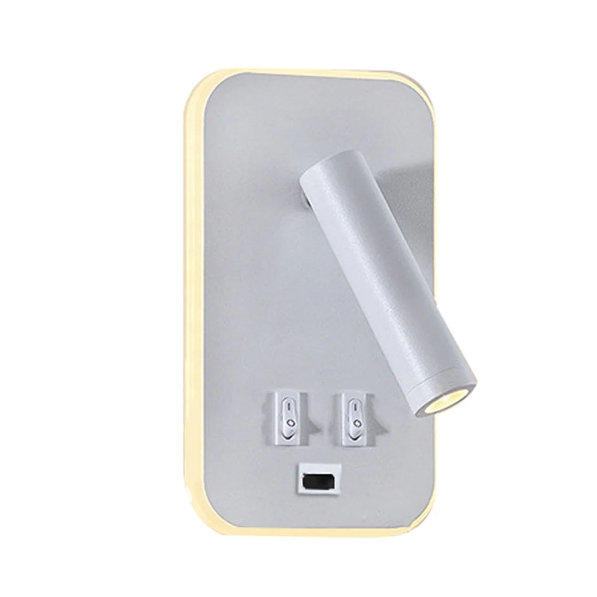 usb ajustavel carregamento wall light 330 graus de rotacao cabeceira lampada estudo e leitura sconce branco 01