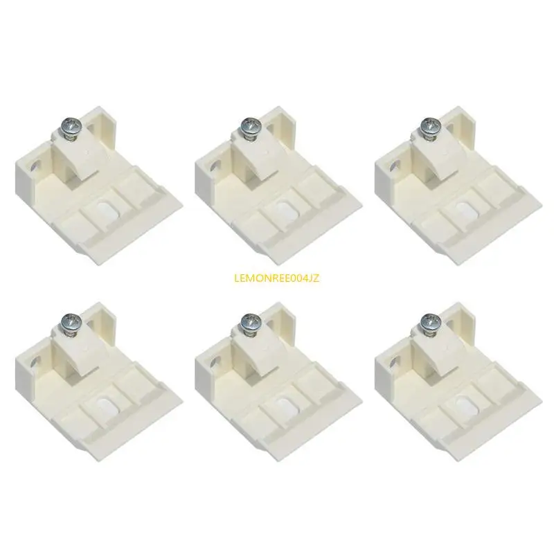 E7CD 6 Pacote pacote prático clipe cego para montagem segura da sombra 3/4 polegadas