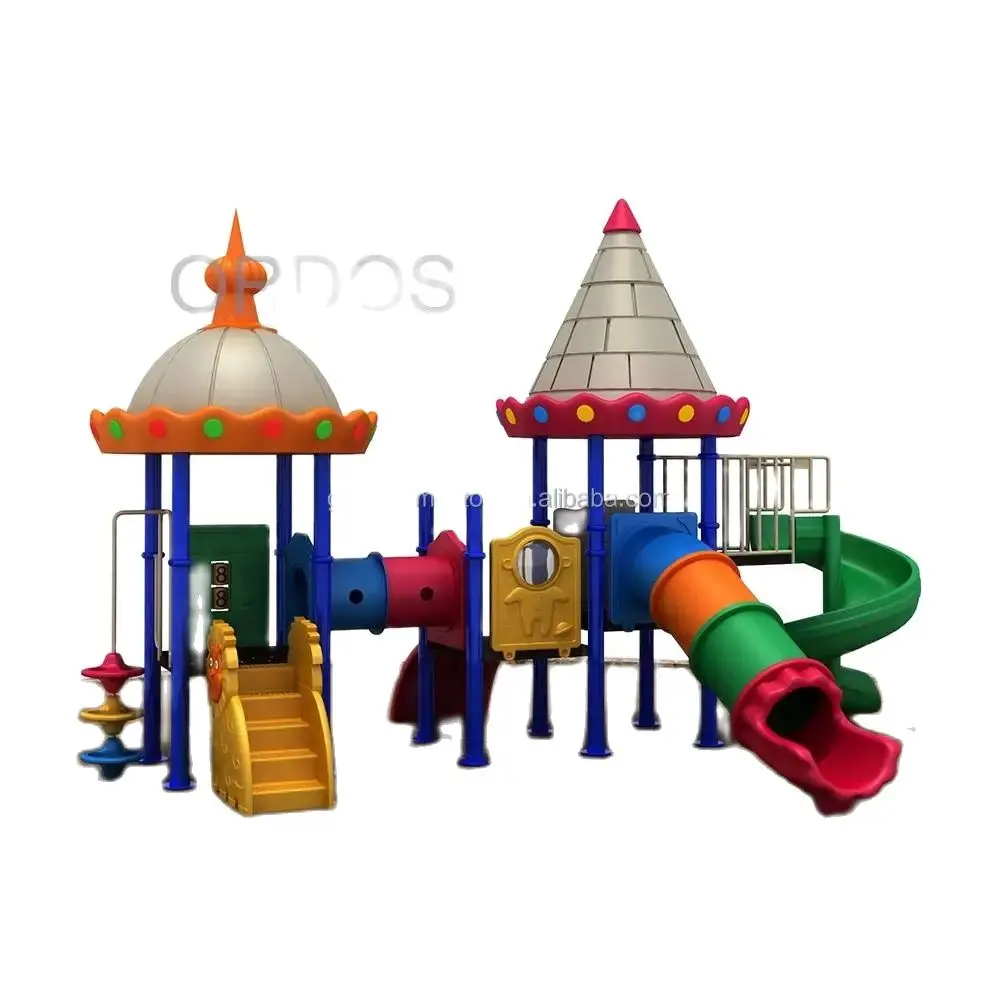 

Selling Classic Castle Kids Outdoor Playground Equipment with Slide Set